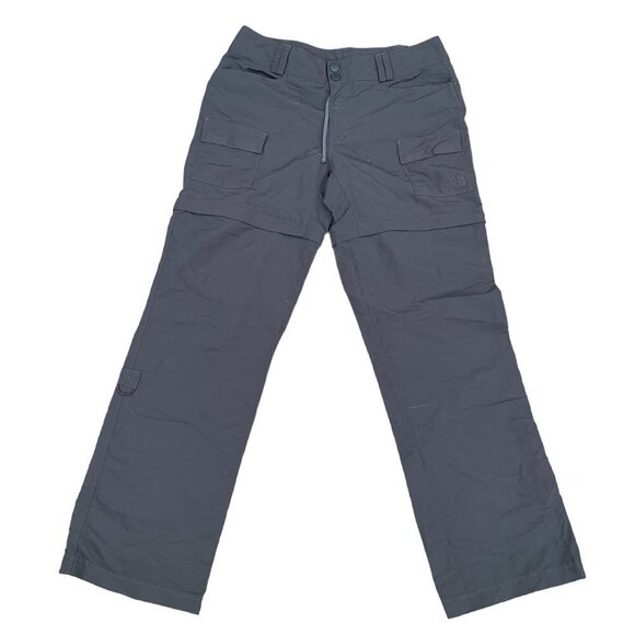 Rare 2009 The North Face Hyvent Cargo Pants Size 8 Gray - Picture 1 of 9